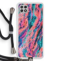 Electric Times: Samsung Galaxy A22 4G Transparant Hoesje met koord