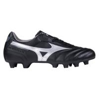 Mizuno Morelia II Club Gras Voetbalschoenen (FG) Zwart Zilver