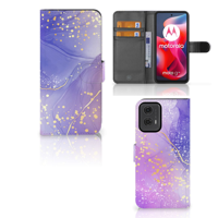 Hoesje voor Motorola Moto G24 | G04 | G24 Power Watercolor Paars - thumbnail