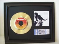 Gouden plaat Bruce Springsteen - Born to run bieden