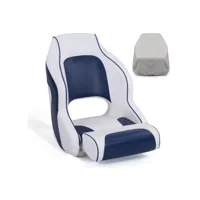 Titan Marine Sport Flip Up Kapiteinsstoel Wit/blauw Default