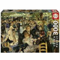 Puzzel Educa Baile en el Moulin De La Galette 3000 Onderdelen