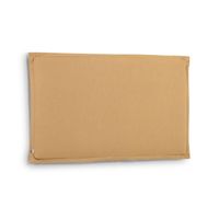 Kave Home Hoofdbord 'Tanit' 186 x 106cm, kleur Mosterdgeel