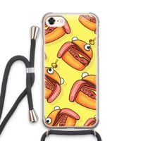 Hamburger: iPhone 7 Transparant Hoesje met koord