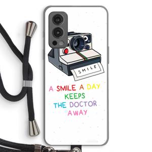 Smile: OnePlus Nord 2 5G Transparant Hoesje met koord