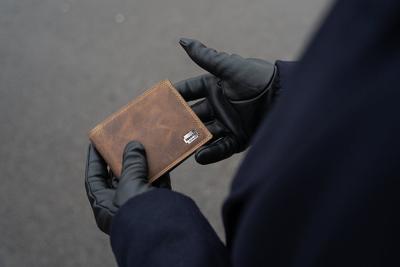 Lederen Portemonnee | Inclusief Sleutelhanger | Bruin | Billfold | John Shelby | Peaky Blinders