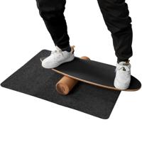 Balansbord met Roller en Mat voor Skateboard Hockey Snowboard Surf Training 3-In-1 Apparatuur voor Balans en Core Toning Oefeningen