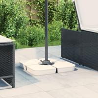 VidaXL 4-delige set parasolvoeten voor kruisvoet parasol 100 kg pp VidaXL 4-delige set parasolvoeten voor kruisvoet parasol 100 kg pp