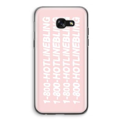Hotline bling pink: Samsung Galaxy A5 (2017) Transparant Hoesje