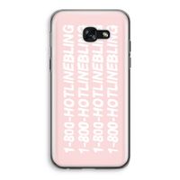 Hotline bling pink: Samsung Galaxy A5 (2017) Transparant Hoesje