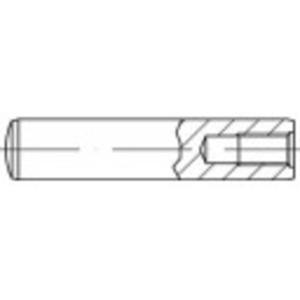 TOOLCRAFT TO-9979350 Cilindrische pen (Ø x l) 16 mm x 100 mm M8 Staal 50 stuk(s)