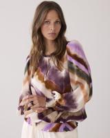 Summum Top Long Sleeves Zigzag Print 2s3337-12272 T-shirt Lange Mouw 120 Multicolour
