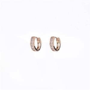 Go Dutch Label Creolen met Strass 1.5 cm Goud