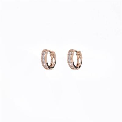 Go Dutch Label Creolen met Strass 1.5 cm Goud