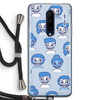 Gezichtjes: OnePlus 7 Pro Transparant Hoesje met koord