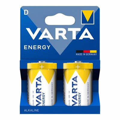 Batterijen Varta energy d 1,5 V Soort D (2 Stuks) Batterijen Varta energy d 1,5 V Soort D (2 Stuks)