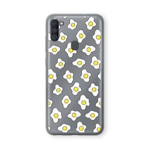 Spiegeleitjes: Samsung Galaxy A11 Transparant Hoesje