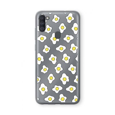 Spiegeleitjes: Samsung Galaxy A11 Transparant Hoesje