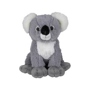 Nature Planet pluche knuffel dier Koala - 19 cm - grijs - dieren knuffels