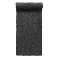 Leen Bakker - Tapijt Bardolino - Antraciet - Polyethyleen - Grijs - B400 Cm