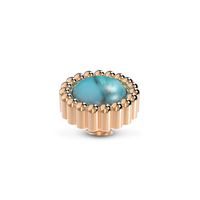 Melano Vivid Bali Gemstone Steentje Turquoise Rosé