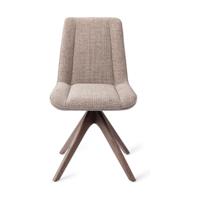 Jesper Home Umedo eetkamerstoel Grainy Greige revolve oak walnut