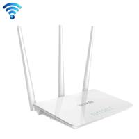Tenda F3 draadloos 2.4GHz 300Mbps WiFi Router met 3x 5dBi externe Antennes wit