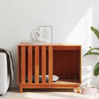 VidaXL Hondenhuis wasbruin 100 x 70 x 70 cm massief grenenhout