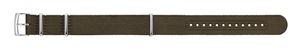 Horlogeband Certina C0384071803700A / C852022809 Onderliggend Nylon/perlon Bruin 20mm