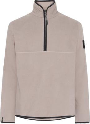 Didriksons Hannes Half-Zip Sweater Heren Ash Brown XL