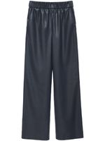 ANINE BING pantalon Koa en cuir artificiel - Bleu