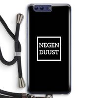 Negenduust black: Honor 9 Transparant Hoesje met koord