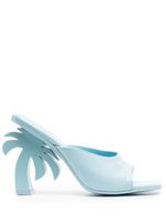 Palm Angels mules Palm Beach en cuir - Bleu - thumbnail