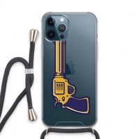 Pew Pew Pew: iPhone 13 Pro Max Transparant Hoesje met koord