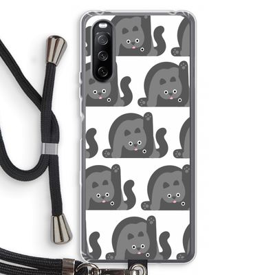 Cats: Sony Sony Xperia 10 III Transparant Hoesje met koord