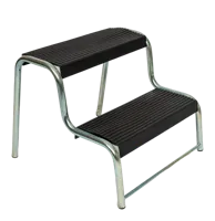 Redwood Dubbele opstap staal