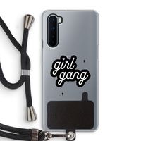 Girl Gang: OnePlus Nord Transparant Hoesje met koord