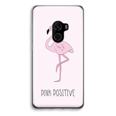 Pink positive: Xiaomi Mi Mix 2 Transparant Hoesje