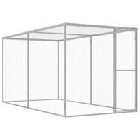 Kattenkooi 3x1,5x1,5 m gegalvaniseerd staal