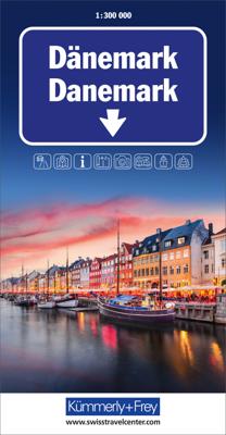 Wegenkaart - landkaart Road maps Danemark - Denemarken | Kümmerly & Frey