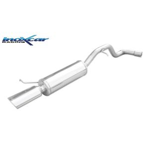 InoxCar uitlaat passend voor Seat Leon 1M 1.9 TDI 130pk 2000- 1x120x80mm IXSELE09120