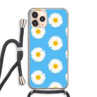 Margrietjes: iPhone 11 Pro Max Transparant Hoesje met koord