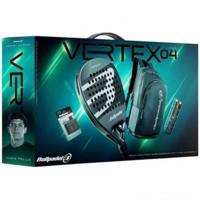 Padel Racket Bullpadel Vertex 04 Comfort Pro Line 2026 Zwart Koolstofvezel