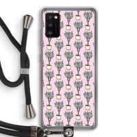 Boompje: Samsung Galaxy A41 Transparant Hoesje met koord