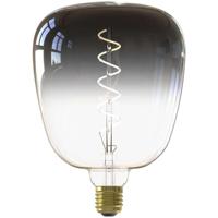 Leen Bakker - Calex Kiruna LED - 5W - Dimbaar - Glas - Grijs - H20 Cm