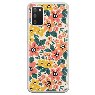 Samsung Galaxy A03s siliconen hoesje - Blossom