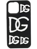 Dolce & Gabbana coque d'iPhone 13 Pro Max à logo embossé - Noir - thumbnail