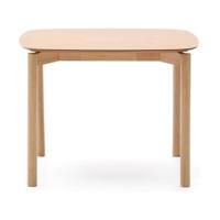 Kave Home Indara eettafel vierkant 100x100 cm Naturel