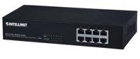 Intellinet 560764 netwerk-switch Fast Ethernet (10/100) Power over Ethernet (PoE) Zwart - thumbnail