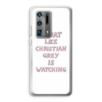 Christian Grey: Huawei P40 Pro Plus Transparant Hoesje